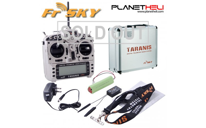 FrSky 2.4GHz ACCST TARANIS X9D PLUS and X8R Combo with Alu Case (Mode 2)